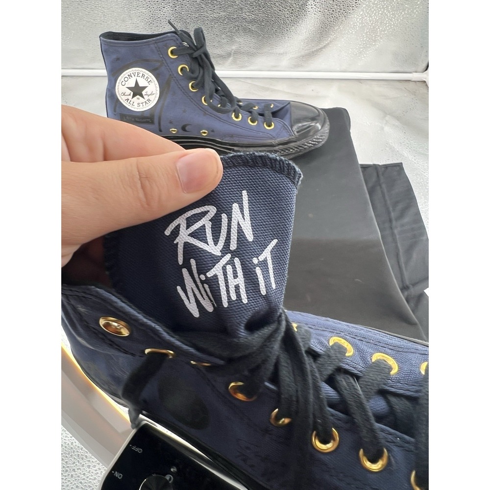 Converse Chuck Taylor 70's Issa Rae Custom Shoe Blue Black Women's Size 8.5 - Picture 9 of 11